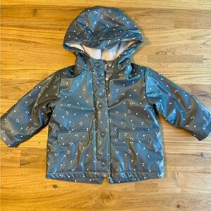 Zara Kids' Lined Hooded Raincoat